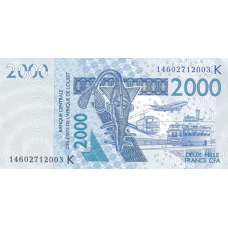P716Kn Senegal - 2000 Francs Year 2014 (OUT OF STOCK)